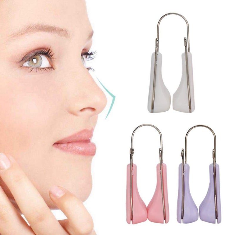 woobles 3Pcs Nose Up Lifting Magic Nose Shaper Clip Beauty Nose Slimming Device Pain Free High Up Tool - Image 5